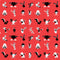 Looney Tunes Identity Red Pattern Apple AirPods Pro Skin